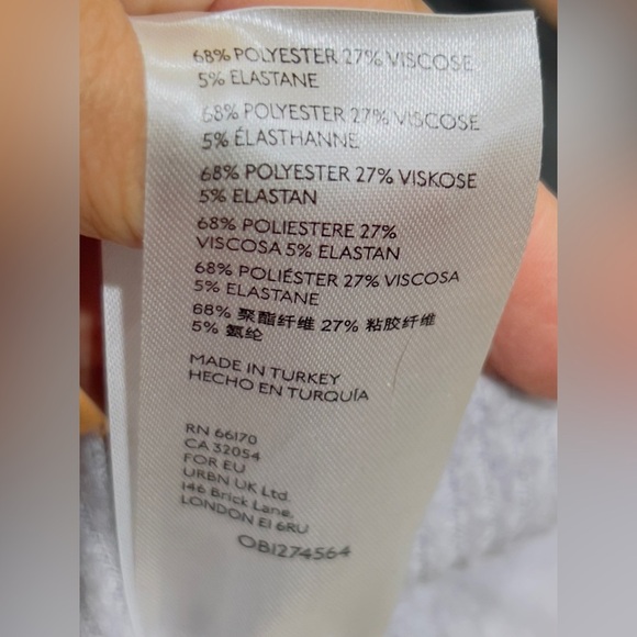 Maeve Anthropologie Sweater Womens XS  Laney Lavender Knit Turtleneck Ribbed - Picture 8 of 9